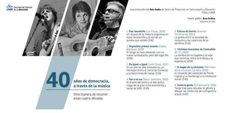 40 años de democracia a través de la música - Facultad de Ciencias de ...