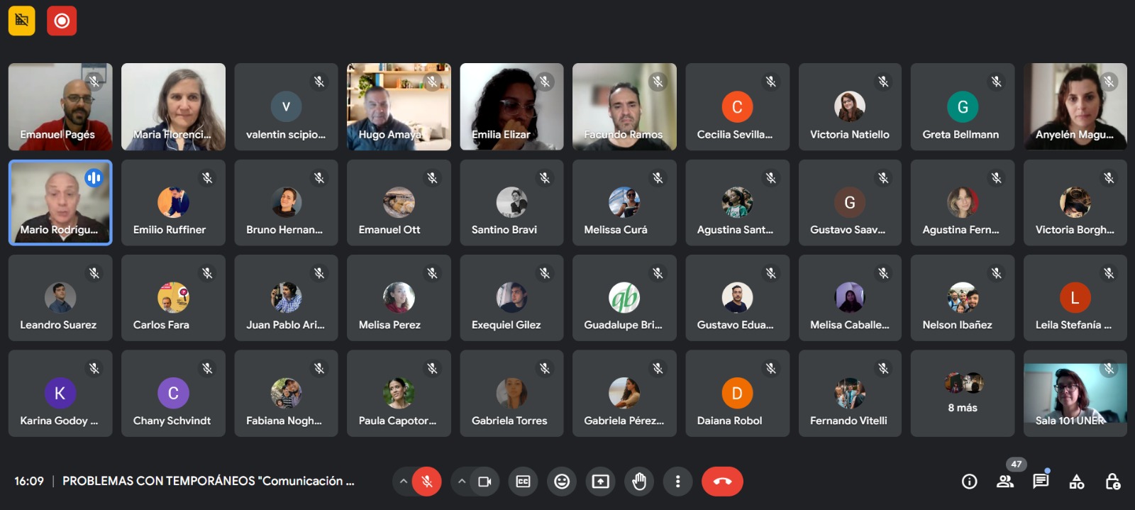 Se realizó una clase virtual abierta sobre investigación, estrategia y comunicación con profesionales de comunicación política