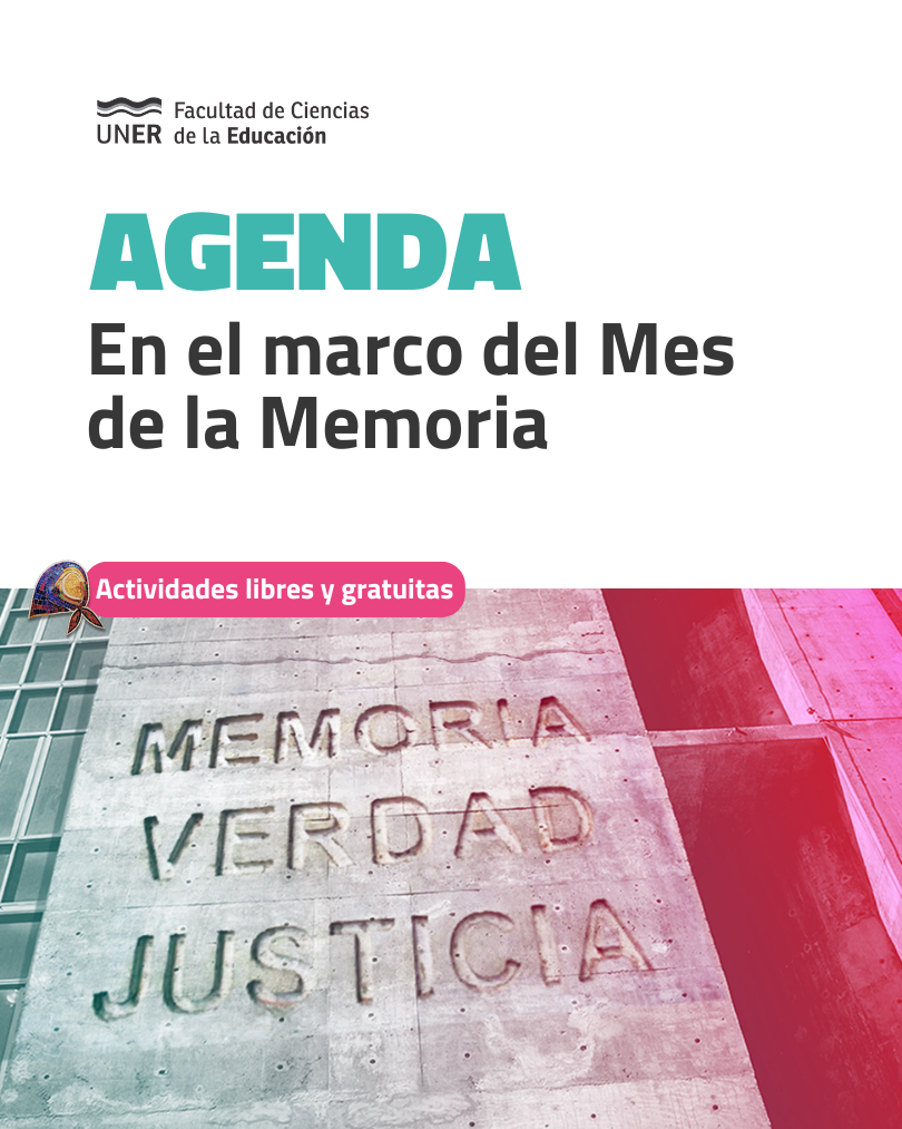 Agenda de actividades por el Mes de la Memoria - Facultad de Ciencias ...