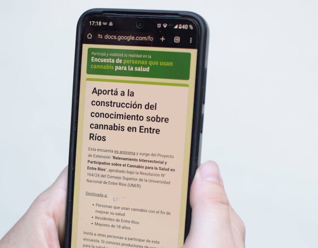 Presentarán los resultados del primer relevamiento de cannabis de Entre Ríos