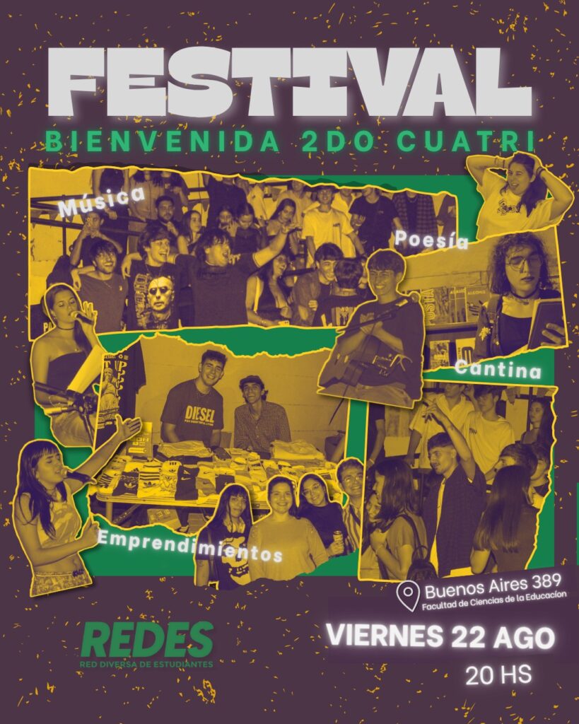 El Centro de Estudiantes organiza un Festival de Bienvenida del Segundo Cuatrimestre
