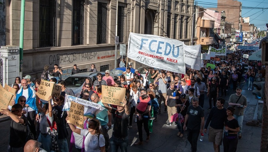 La FCEDU convoca a la marcha en defensa de la Ley de Financiamiento Universitario