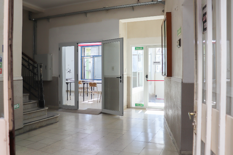 Finalizó la obra de conexión de edificios y se habilitó la Sala de Lectura