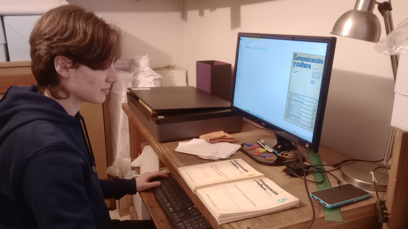 Estudiantes de Comunicación realizan prácticas curriculares en el CeDInCI
