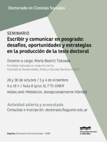 Seminario abierto del Doctorado